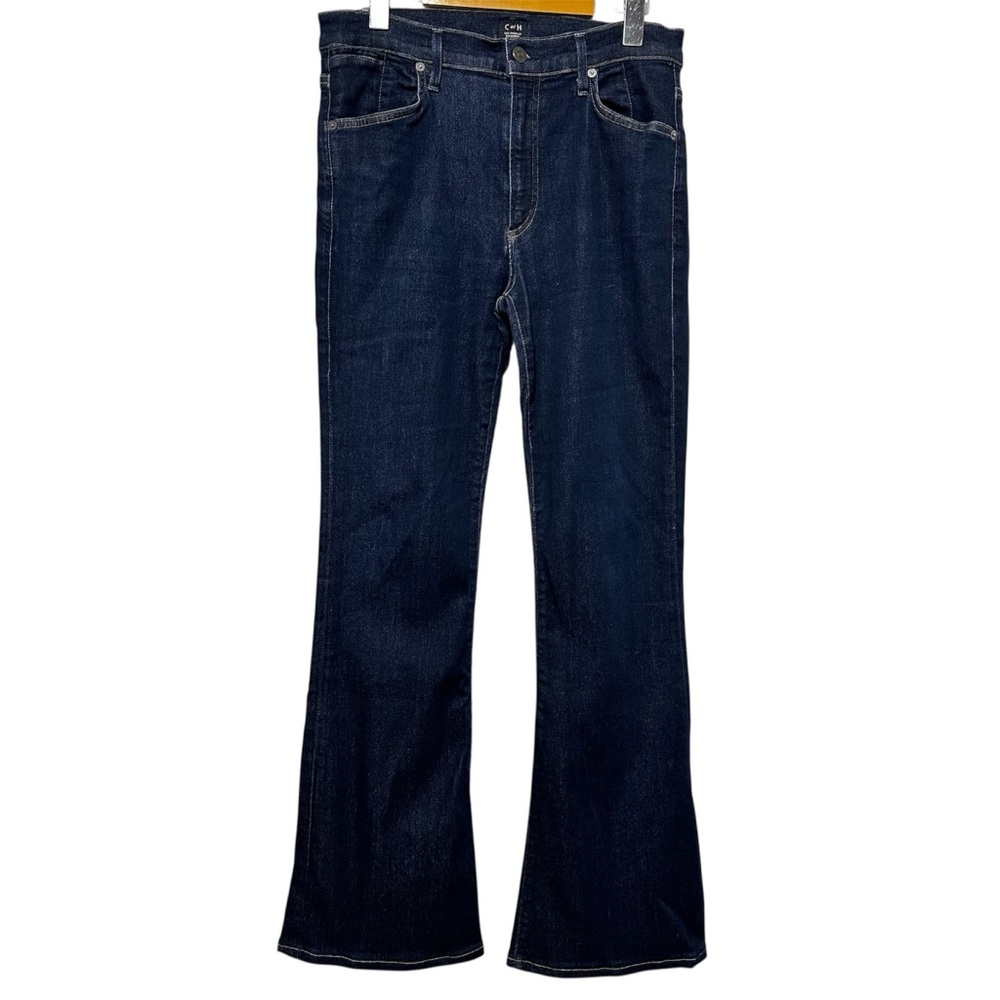 Y2K CITIZENS OF HUMANITY Fleetwood High Rise Flare Shimmer Jeans 30